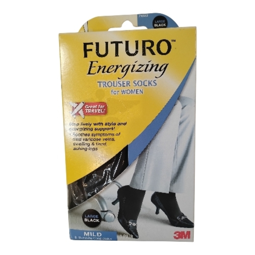 Futuro Energizing Black Knee-High Socks